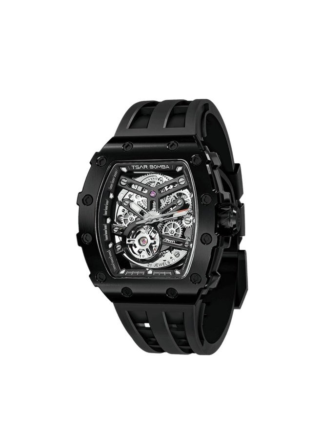 TSAR BOMBA Montre Homme Tsar Bomba Elemantal series - TB8208A45 Bracelet Silicone Noir - Image 1